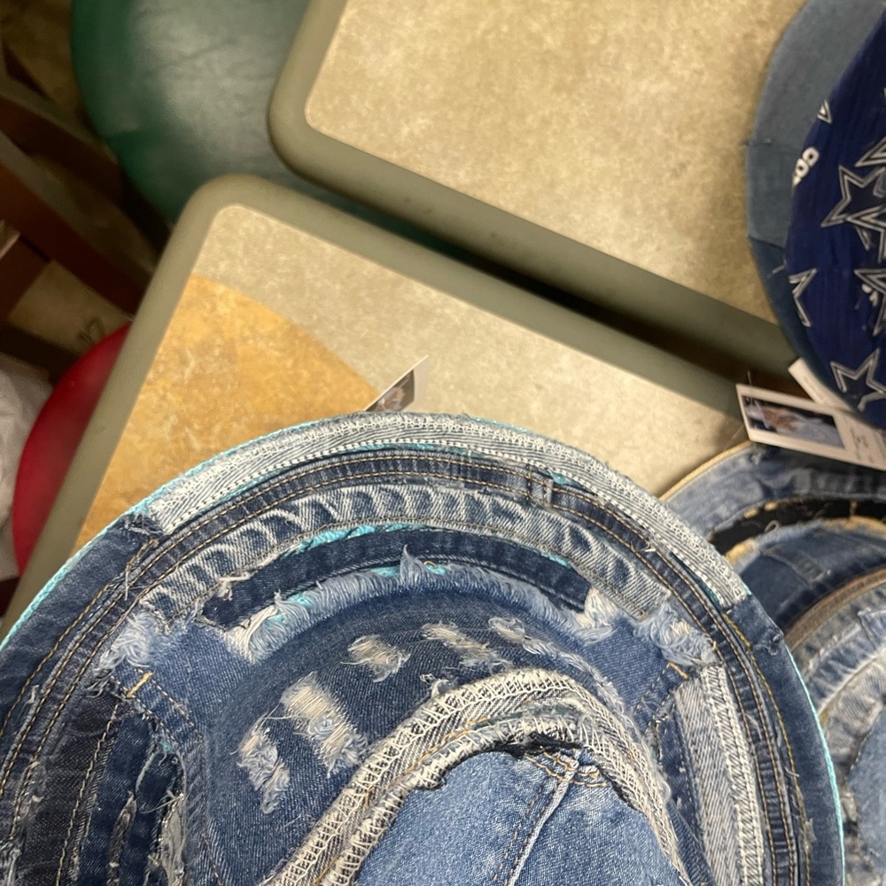 Denim Patchwork Custom Hat - image 4